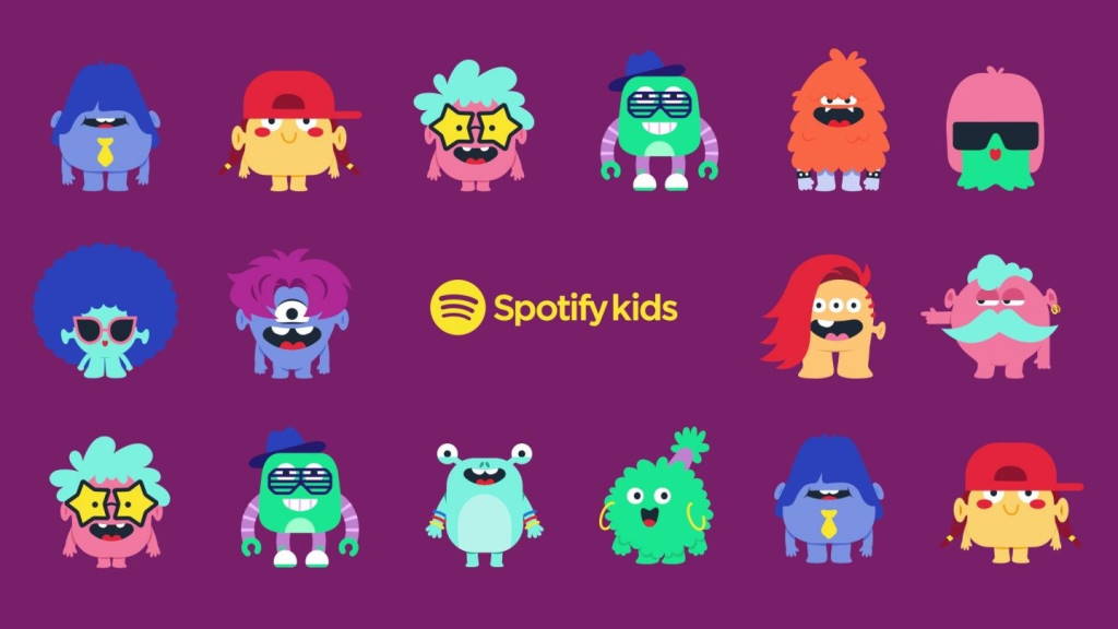 Spotify Kids música crianças app