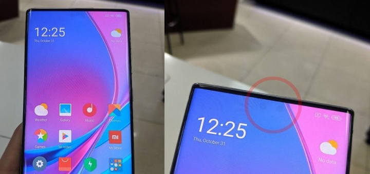 Xiaomi Mi Mix 4 surgem em imagens reais e revela câmara por baixo do ecrã