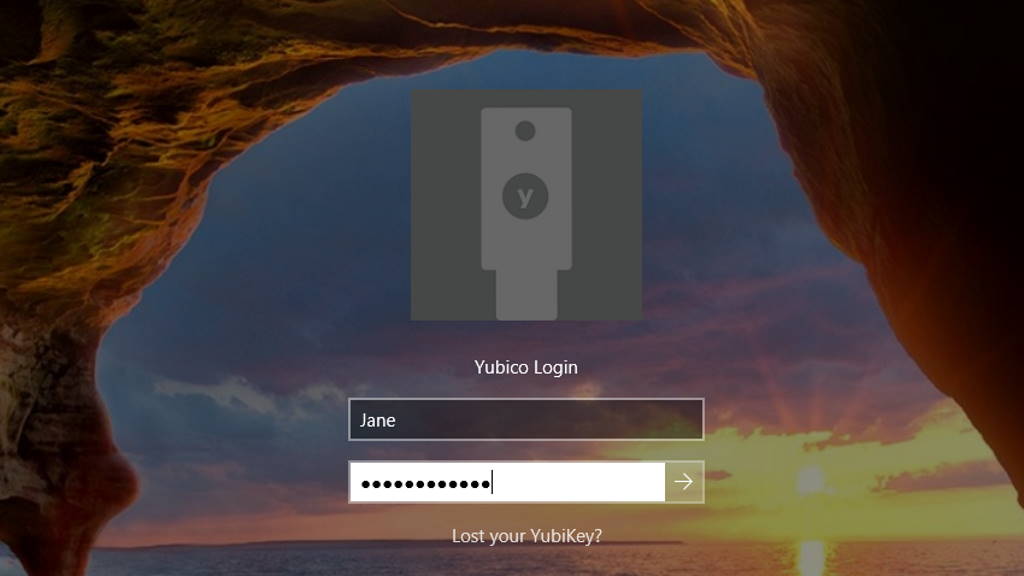 Yubico passwords Windows 10 Microsoft segurança