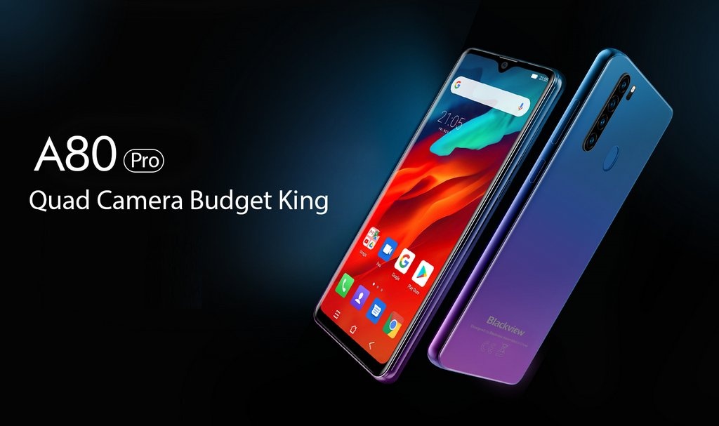 Blackview A80 Pro de baixo custo está a chegar com 4 câmaras na traseira