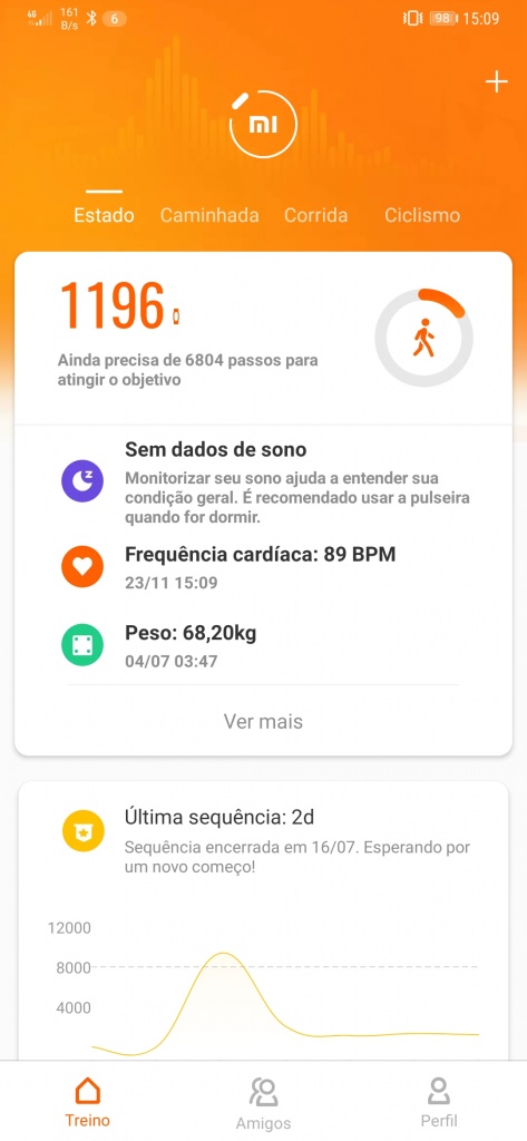 Mi Band 4 Xiaomi smartband português atualização