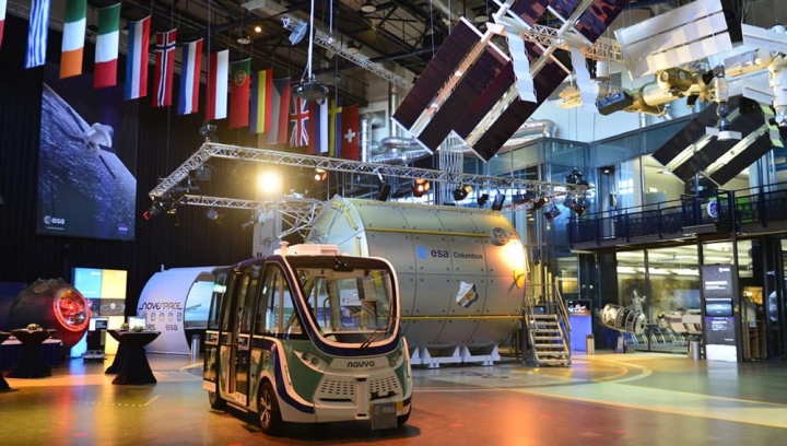 Imagem do carro autonomo da ESA, o Orbiter