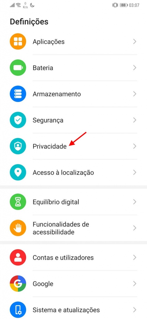 Android 10 permissões localização Google privacidade