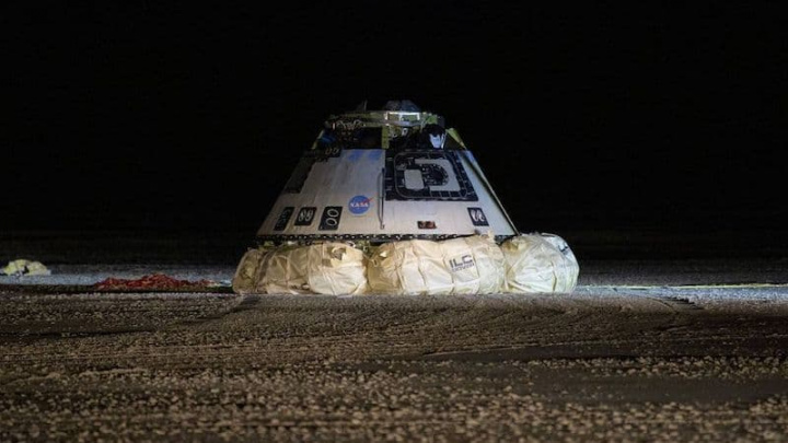 Depois de missão falhada, a cápsula Boeing CST-100 Starliner conseguiu regressar à Terra NASA ISS