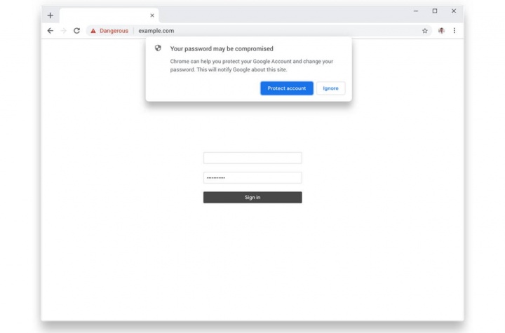Chrome Google passwords browser segurança