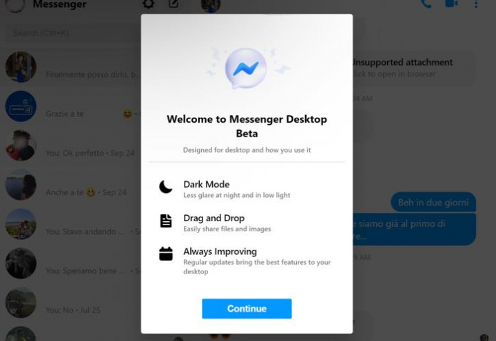 Há um novo Facebook Messenger para o seu Windows 10