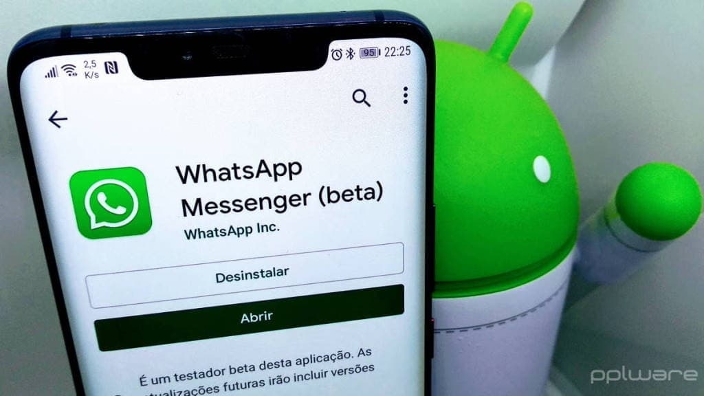 WhatsApp interface separadores Android