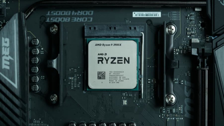 Imagem do processador Ryzen da AMD. Intel perdeu o pódio em 2020