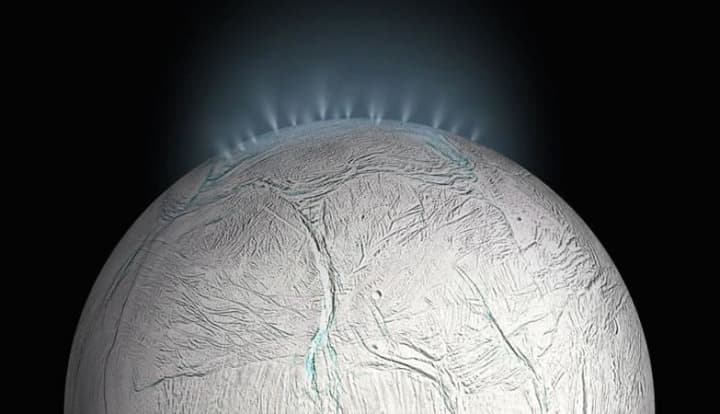 Lua de Saturno Encélado terá dióxido de carbono no oceano