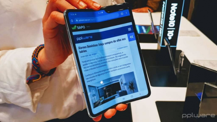 Samsung Z Fold Lite dobrável smartphones ecrã