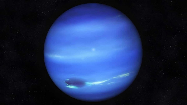 Imagem de Neptuno, ums dos 4 planetas neptunos frio que se conhecem