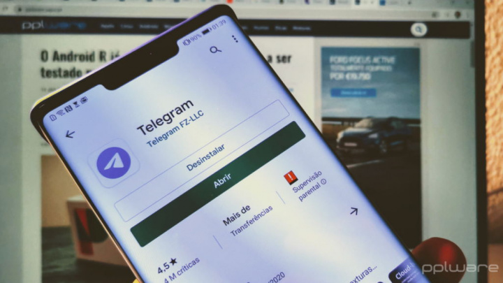 TikTok apps Telegram downloads mercado