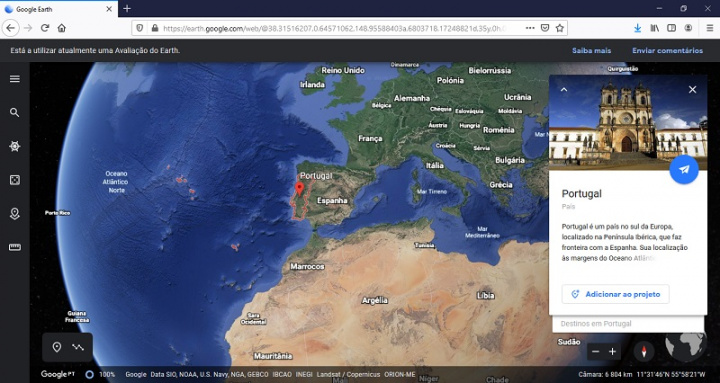 Google Earth no Mozilla Firefox