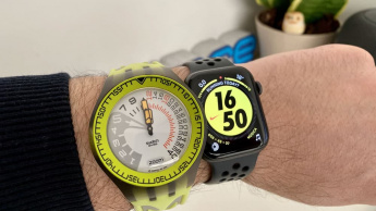 Imagem Apple Watch Series 5 e Swatch Sport