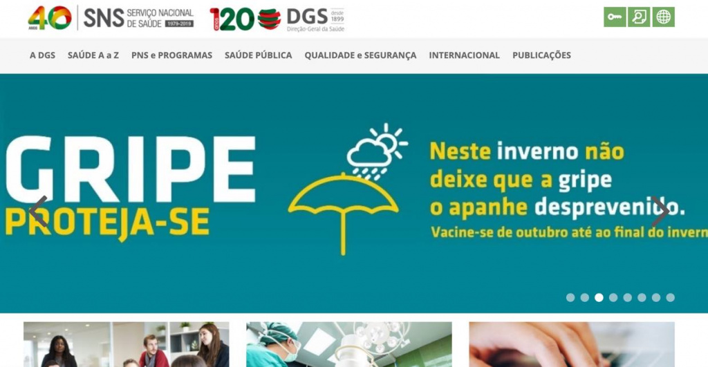 Coronavírus: Site da Direção-Geral da Saúde está com problemas