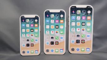 Imagem de modelos do novo iPhone da Apple para 2020