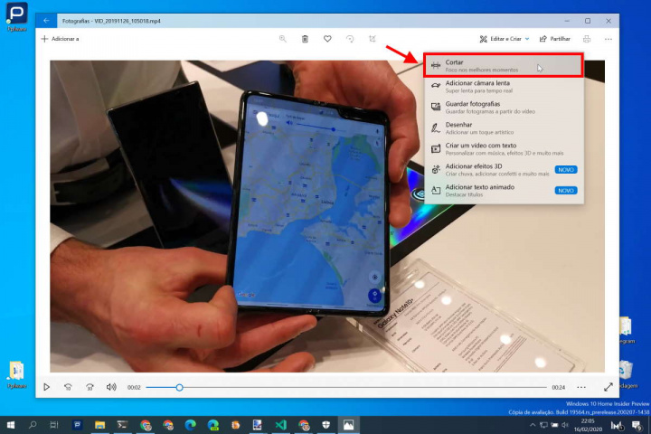 Windows 10 vídeo Microsoft app Fotografias