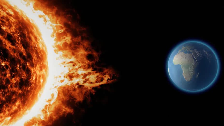 Cientistas descobriram que uma super tempestade solar atinge a Terra a