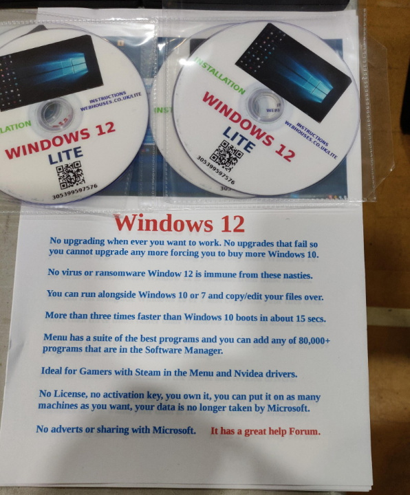 Windows 12 Lite "falsificado" afinal é um Linux Lite