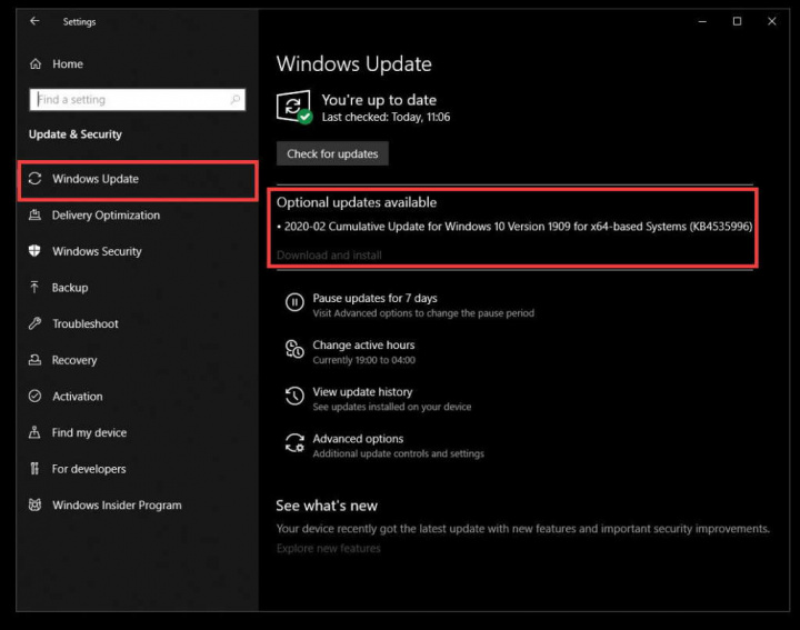 Windows 10 Atualização KB4535996 Microsoft problemas