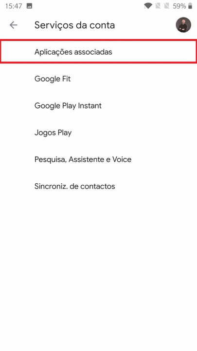 aplicações conectadas conta google (4)
