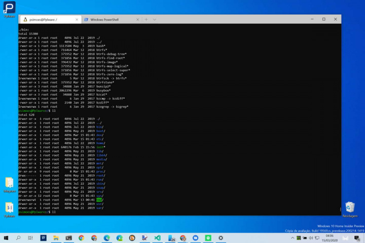 Windows 10 Linux Kernel WSL2 atualização