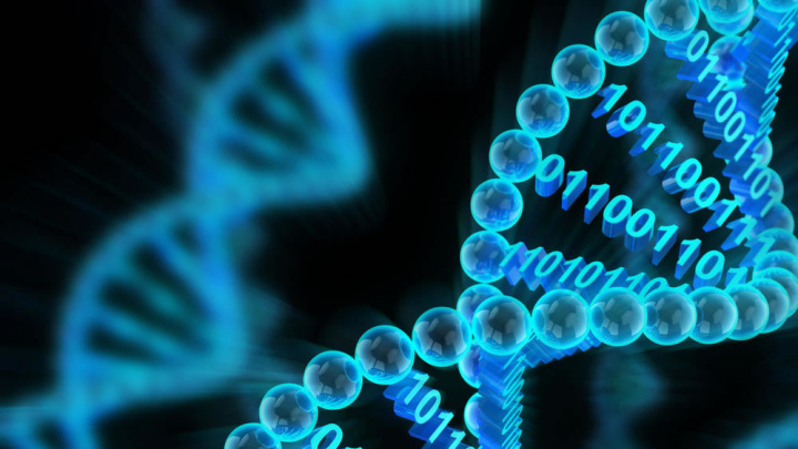 Imagem ilustrativa ADN de um micróbio