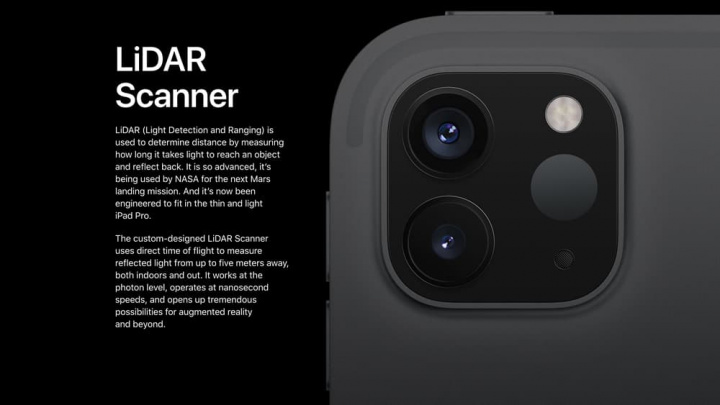 Imagem do novo iPad Pro com novas câmaras
