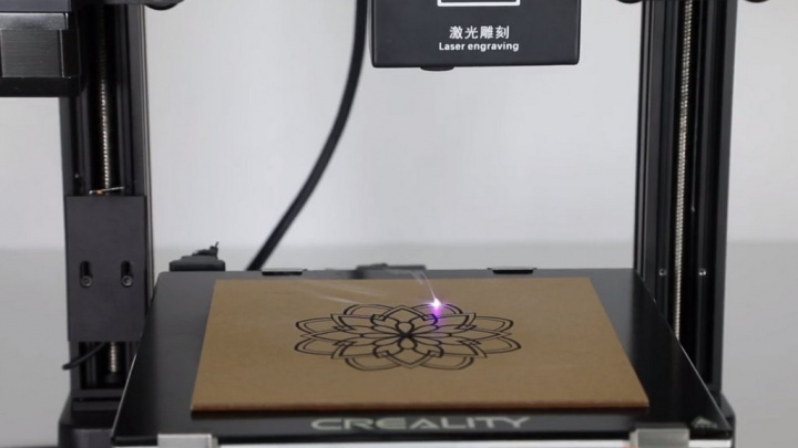Creality CP-01: uma só máquina para impressão 3D, gravação a laser e CNC