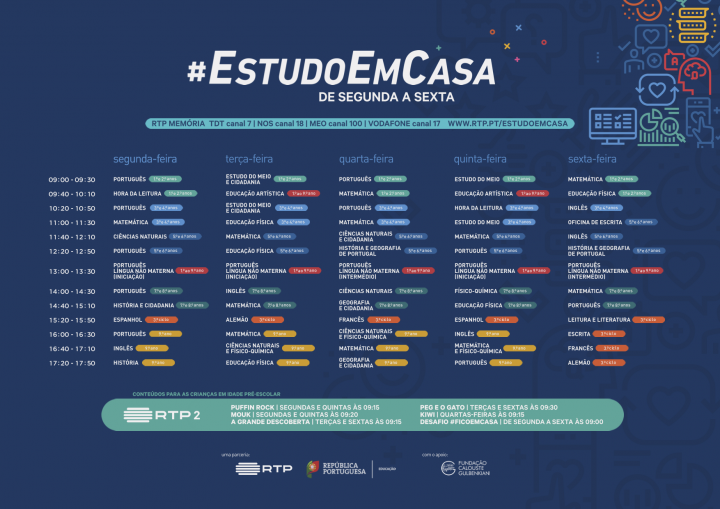 #EstudoEmCasa: Horários, canais e outras informações sobre a Escola na TV