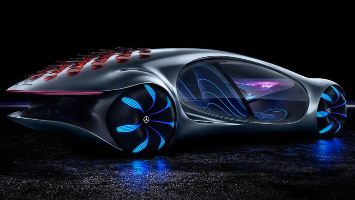 Imagem Mercedes Vision AVTR com baterias do futuro