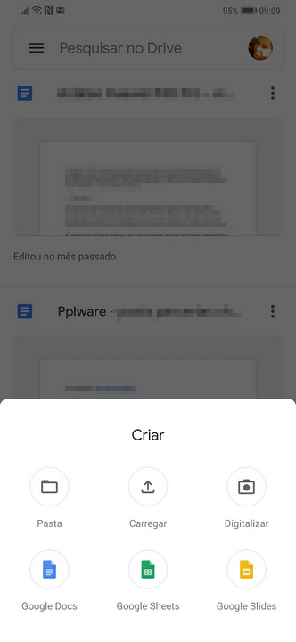 Google Drive - scanner - digitalizar documento