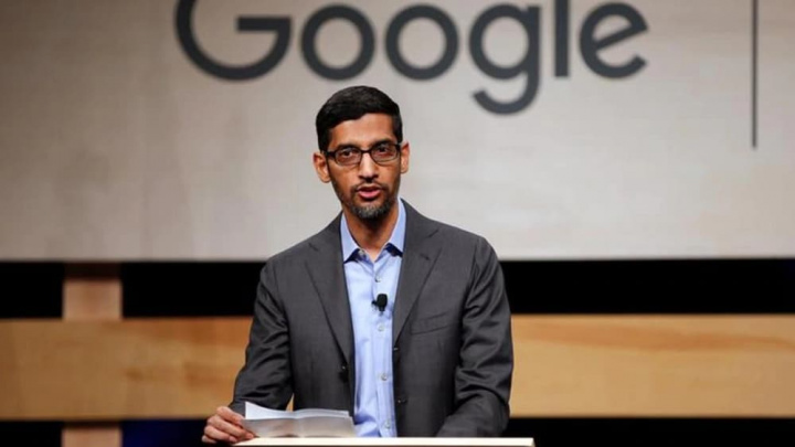 Imagem de Sundar Pichai, CEO da Google que deu ordens para banir o Zoom