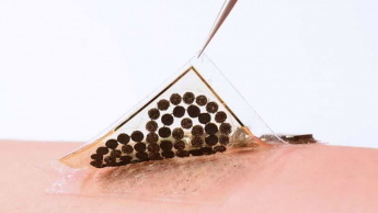 Imagem pele eletrónica que pode gerar energia do suor