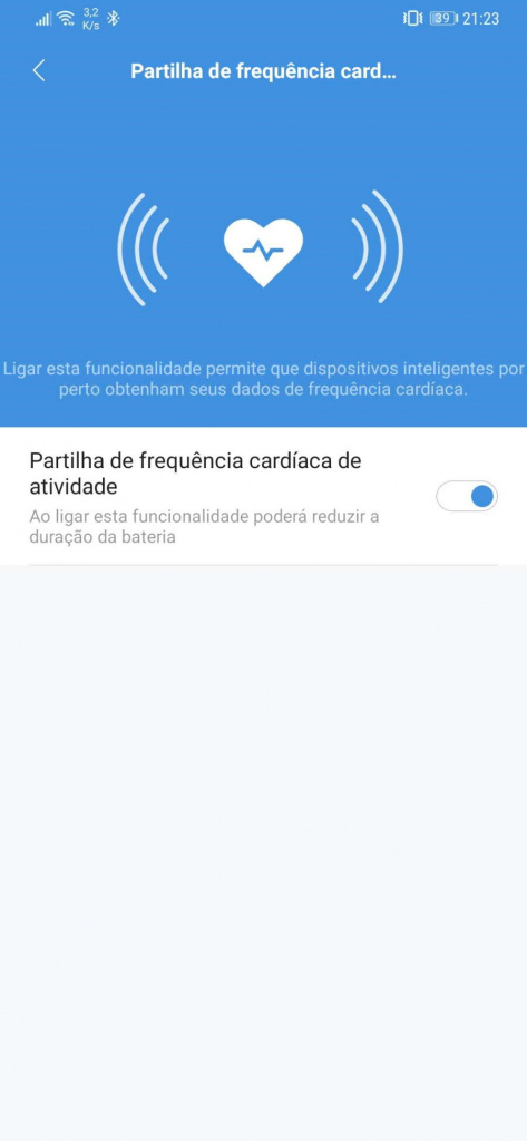 Xiaomi ritmo cardíaco