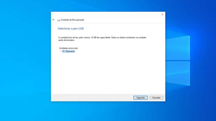Windows 10 unidade recuperação problemas reinstalação