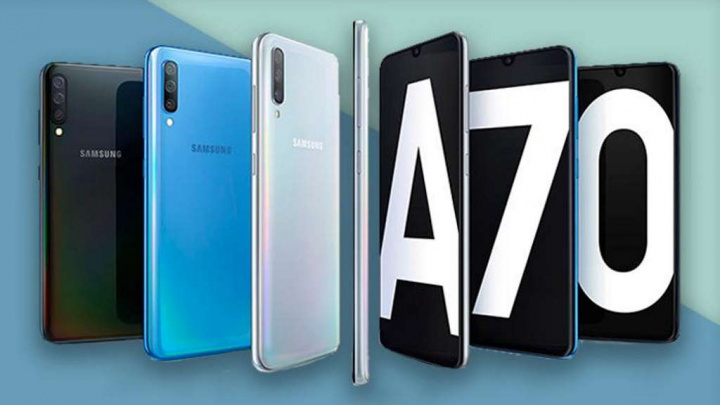 Samsung A70 Android 10 smartphones atualização