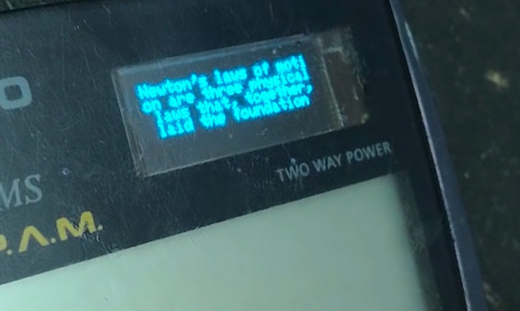 Hacker transforma calculadora Casio numa máquina de copianços