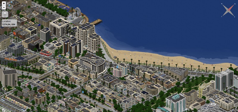 Greenfield: jogadores constroem a maior cidade de sempre no Minecraft