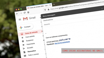 Imagem Gmail com assinaturas personalizadas