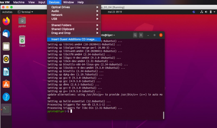 Aprenda a instalar o Guest Additions do Virtualbox no Ubuntu 20.04 LTS