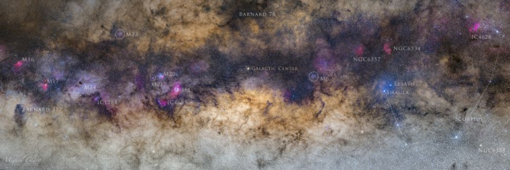 Imagem fotografia da Via Láctea por MIguel Claro escolhida pela NASA