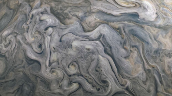 Imagem da atmosfera de Júpiter