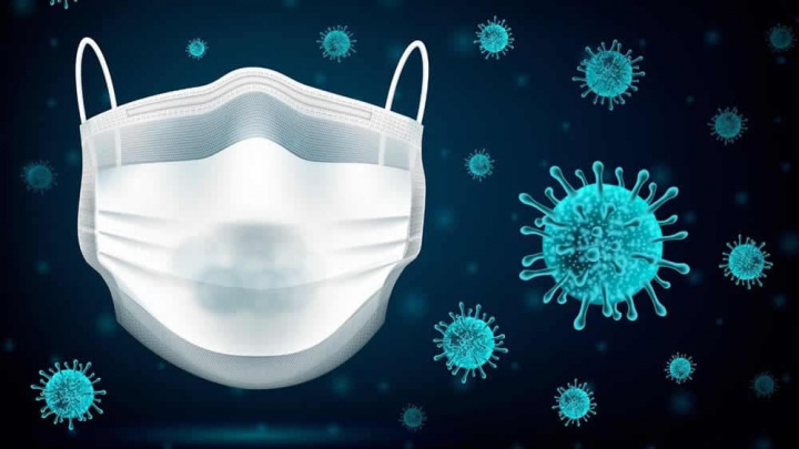 Imagem máscara para detetar o novo coronavírus