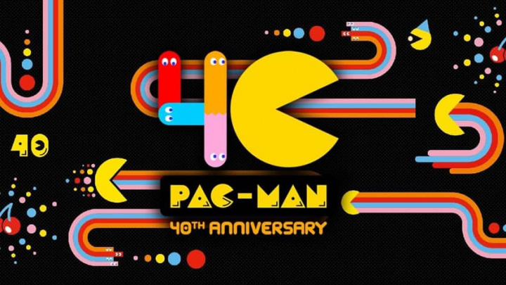 Imagem dos 40 anos PAC-MAN comemorados pela NVIDIA
