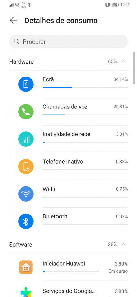 bateria apps Android consomem smartphone