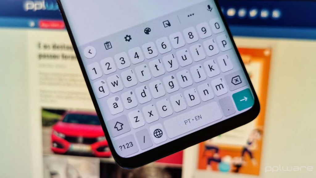 teclado Android Gboard desfazer botão