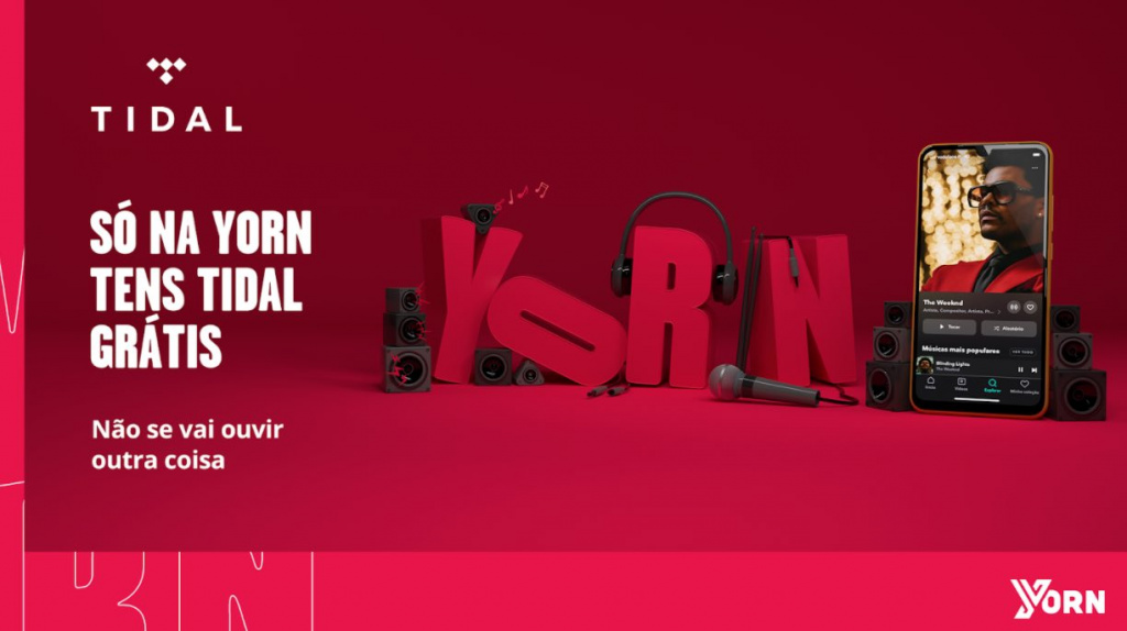Vodafone oferece serviço de música TIDAL a clientes Yorn