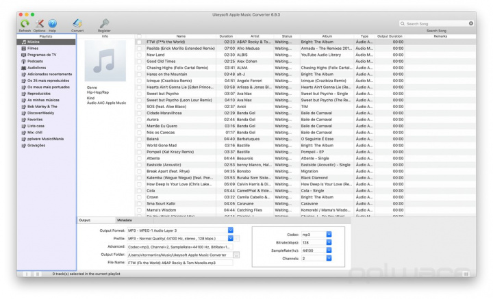 UkeySoft Apple Music Converter: converta do Apple Music para MP3 e ouça offline