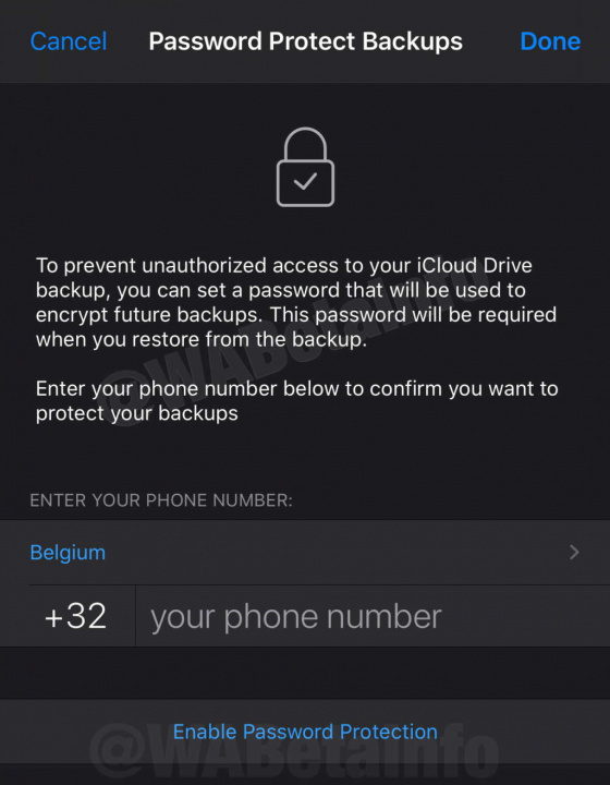 WhatsApp iPhone segurança cópias proteção